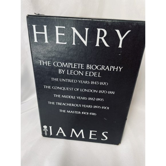 Henry James The Complete Biography Leon Edel Box Set Discus Avon Paperback Books - Picture 2 of 12